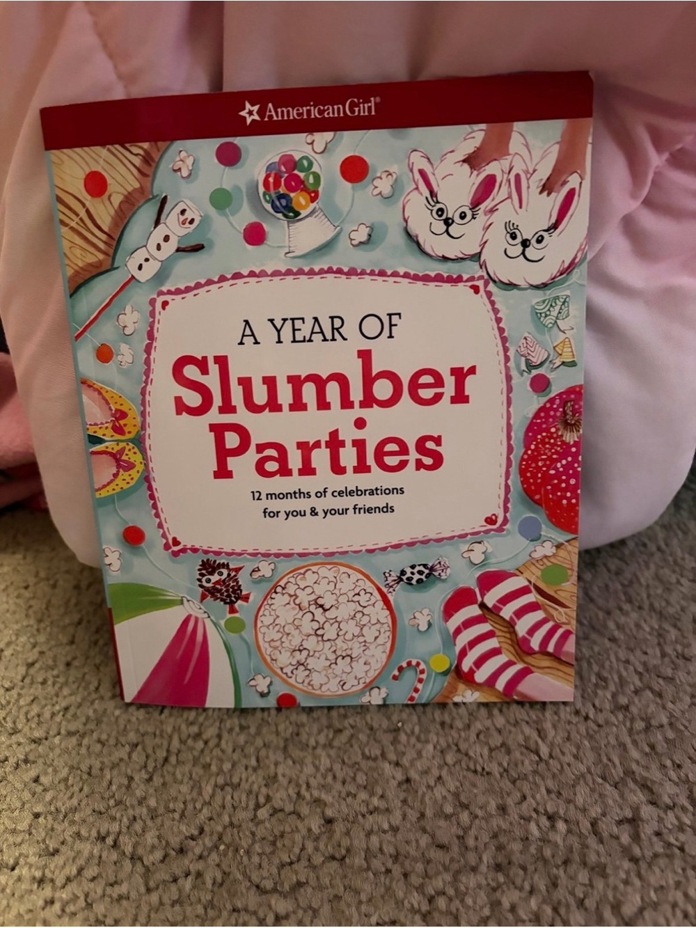 American Girl Slumber Parties Idea Book - Pink & Aqua Accents
